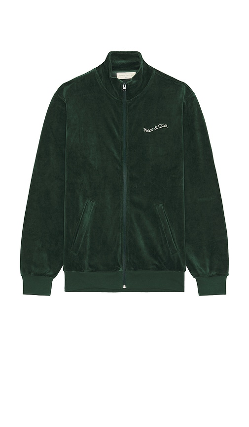 MUSEUM OF PEACE AND QUIET WORDMARK VELOUR JACKET 