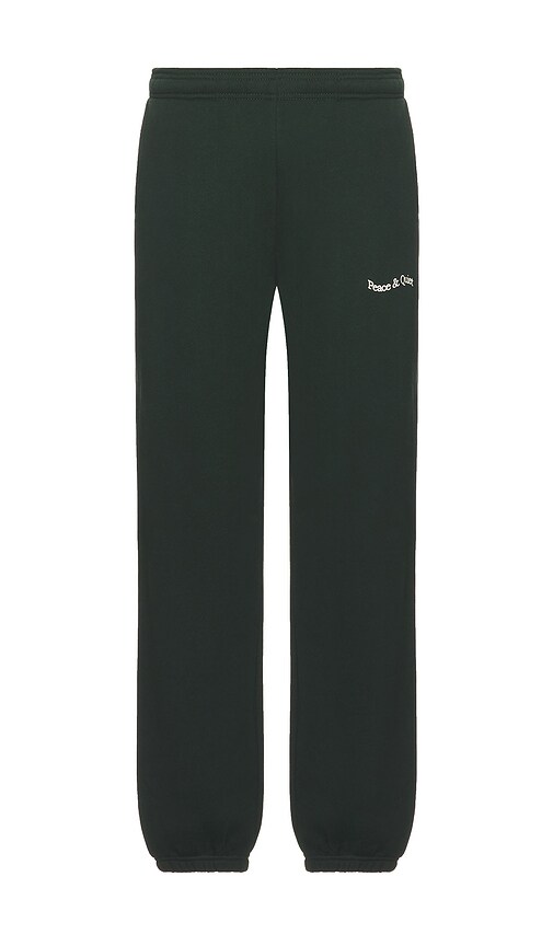 Museum Of Peace And Quiet Wordmark Sweatpants In Pine