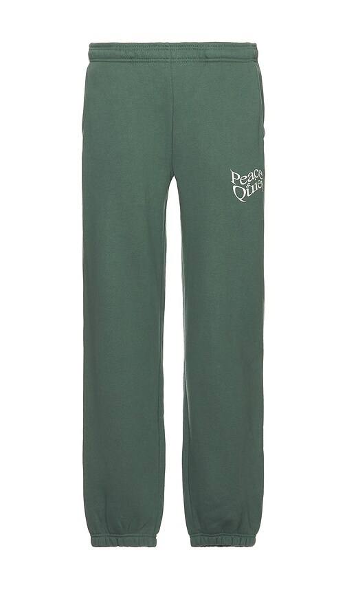 Museum Of Peace And Quiet Warped Sweatpants In Fern