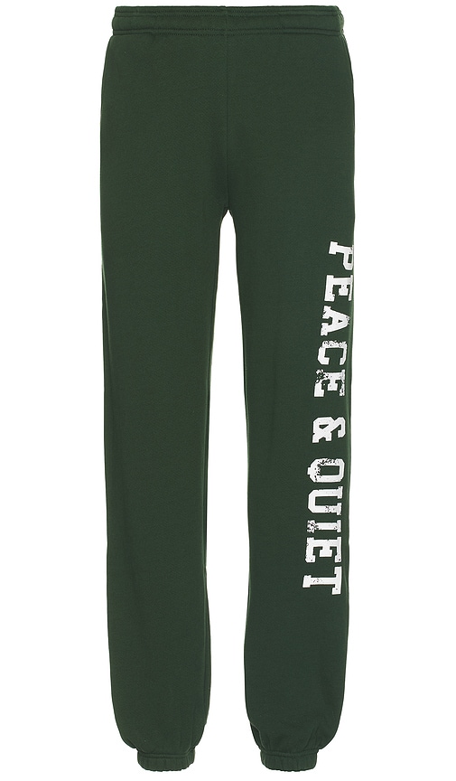 Shop Museum Of Peace And Quiet P.e. Sweatpants In 森林绿