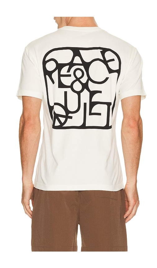 Museum of Peace and Quiet Scramble T-Shirt en White. Taille XL/1X. Also en XS, S, M, L.