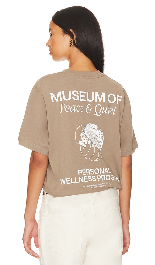 Museum of Peace and Quiet Wellness Program T-shirt in Clay