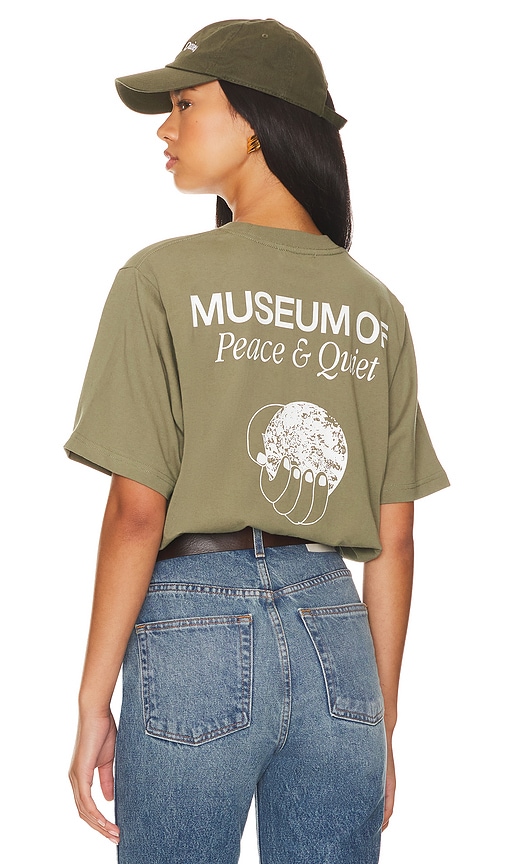 Museum of Peace and Quiet Wellness Program T-shirt in Olive