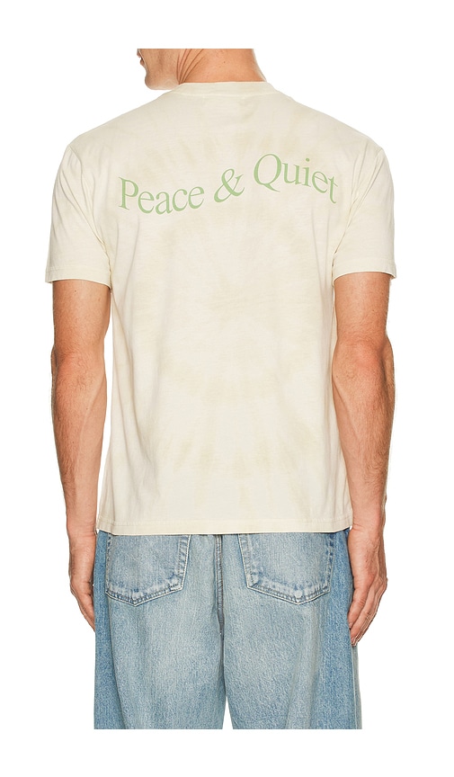 Museum Of Peace And Quiet Wordmark Tye Dye T-shirt In White