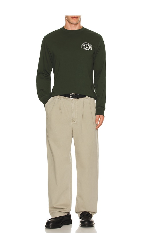  Museum Of Peace And Quiet Spiritual Experience Long Sleeve T-shirt In Green. Size Xs. Also In S, M, L. 