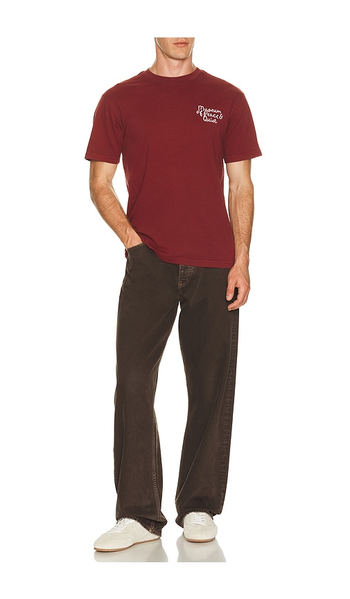  Museum Of Peace And Quiet Camiseta Scribble En Color Burgandy Talla L  (también En M, S, Xl/1x, Xs). 