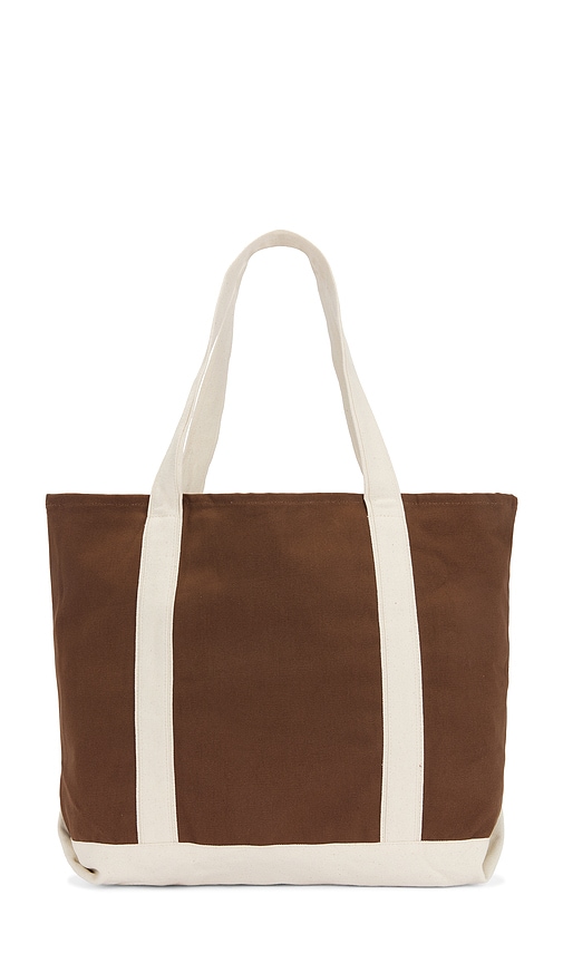 Shop Museum Of Peace And Quiet Wordmark Boat Tote In 브라운