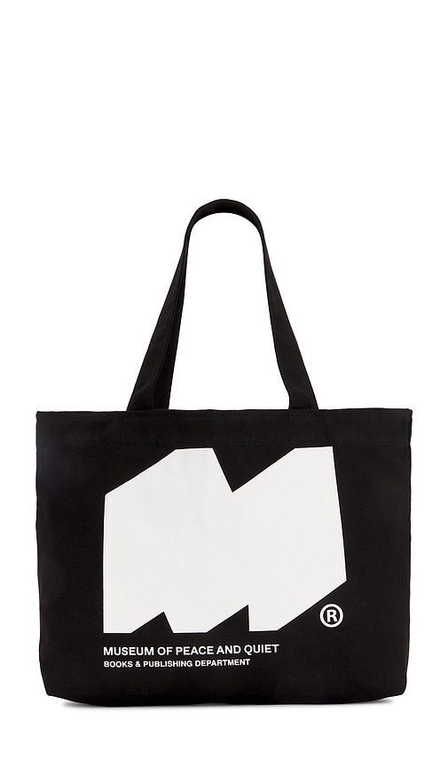 Shop Museum Of Peace And Quiet Museum Publishing Tote Bag In 블랙