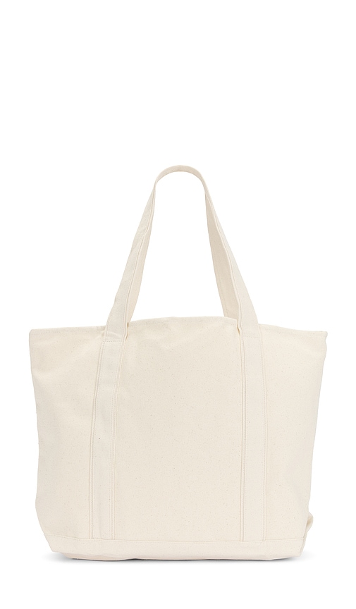 Shop Museum Of Peace And Quiet Wordmark Boat Tote In Bone