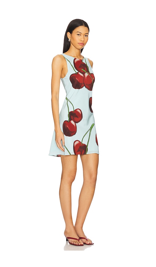 Muma World Dayrise Cherry Electra Mini Dress In Dayrise