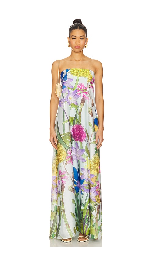 Muma World In The Garden Ursa Dress In Green