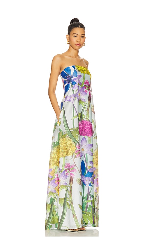 Muma World In The Garden Ursa Dress In Green