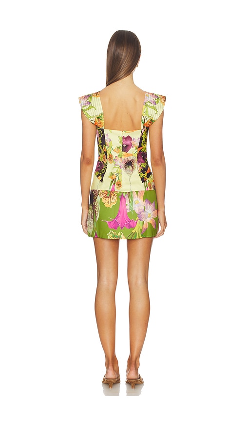  Muma World Kleid Celine In Green,lemon. Größe Xs. Also In S, M. 
