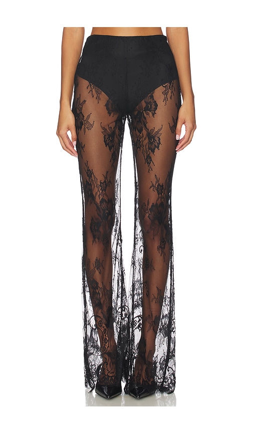 Muma World Laced Tailored Pant In Black