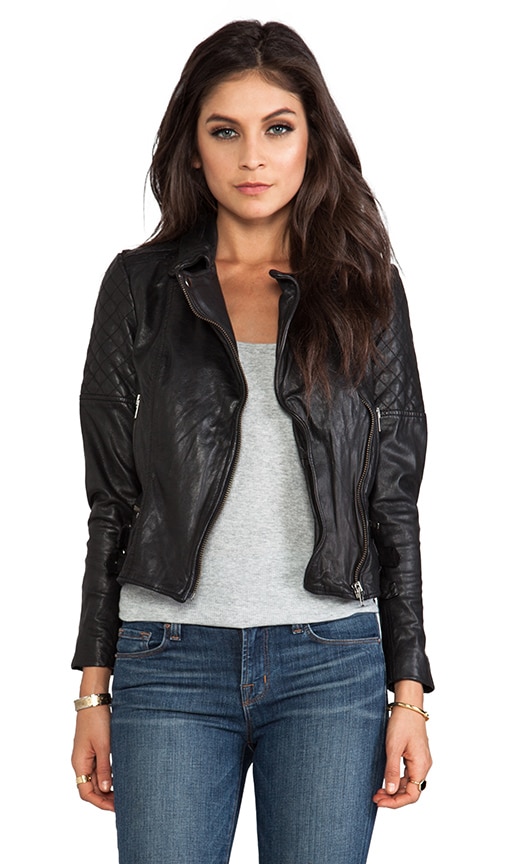 Rokel Quilted Biker Jacket