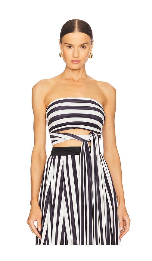 Mayle Vasquez Caliente Crop Top in Black. - size XS (also in S)