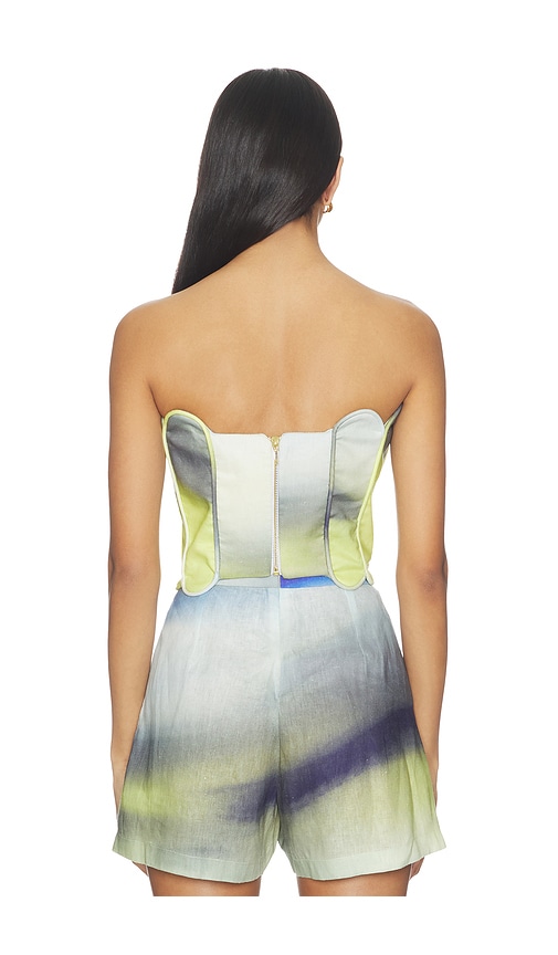  Mayle Vasquez Oberteil Scallop In Blue,green. Größe S. Also In M, L. 