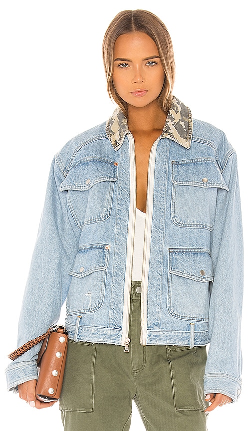 Marissa Webb Coleman Denim Field Jacket in My Dads Indigo | REVOLVE