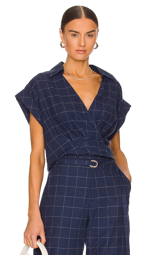 Rowe Lightweight Flannel Drop Shoulder Top