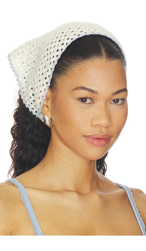 My Beachy Side Fleur Hand Crocheted Bandana Scarf
