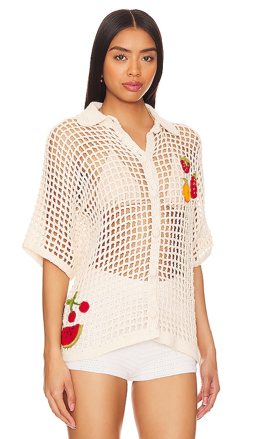 Shop My Beachy Side X Revolve Crochet Shirt In 素色