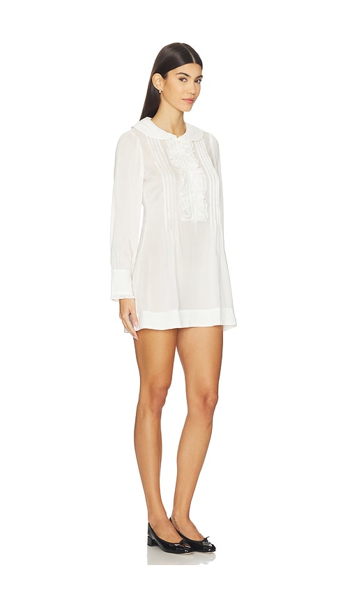  My Mum Made It Kleid Ruffle Placket In White. Größe S. Also In M, L. 