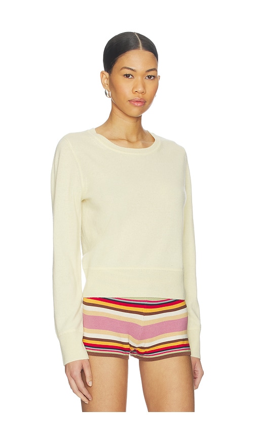 Naadam Crew Pullover In White