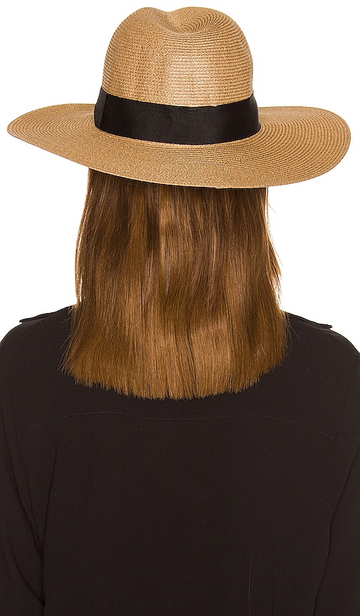 Shop Nikki Beach Terra Hat In Almond & Black