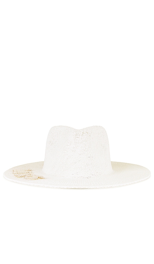 Shop Nikki Beach Mrs Hat In White