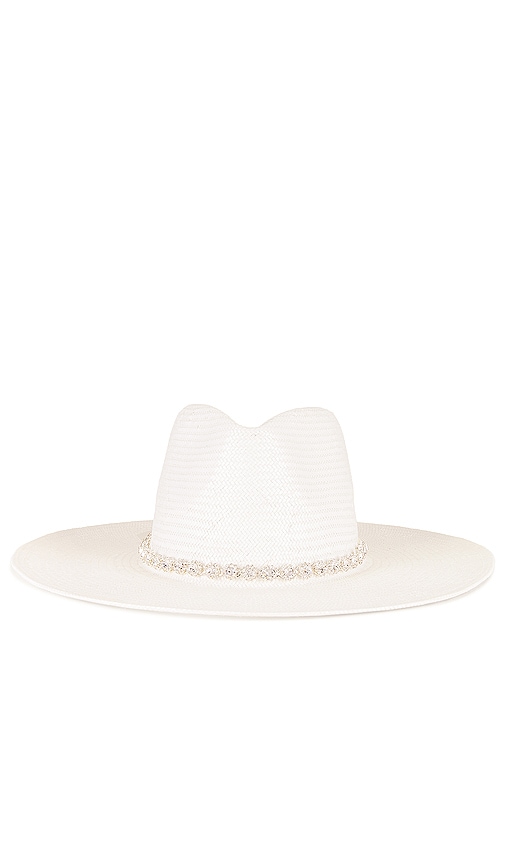 Shop Nikki Beach Cosmos Hat In White