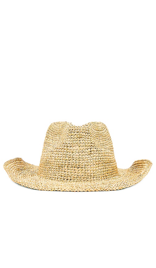 Shop Nikki Beach Carrera Hat In 自然色 & 金色