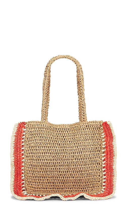 Kamila Shoulder Bag in Orange.