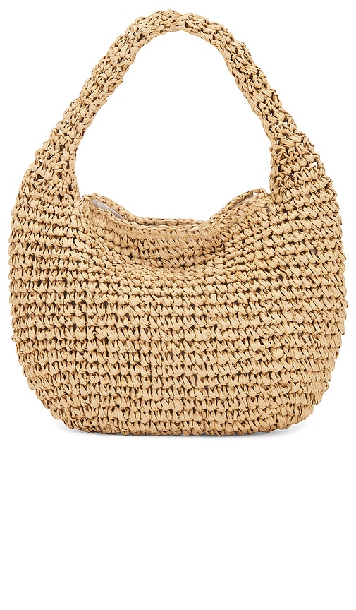 Shop Nikki Beach Karina Hobo Bag In 素色