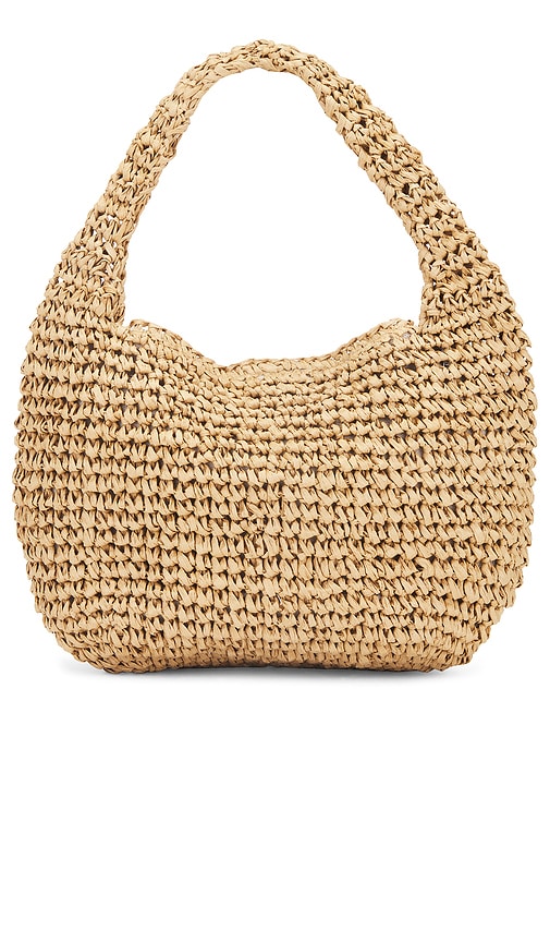 Shop Nikki Beach Karina Hobo Bag In 素色