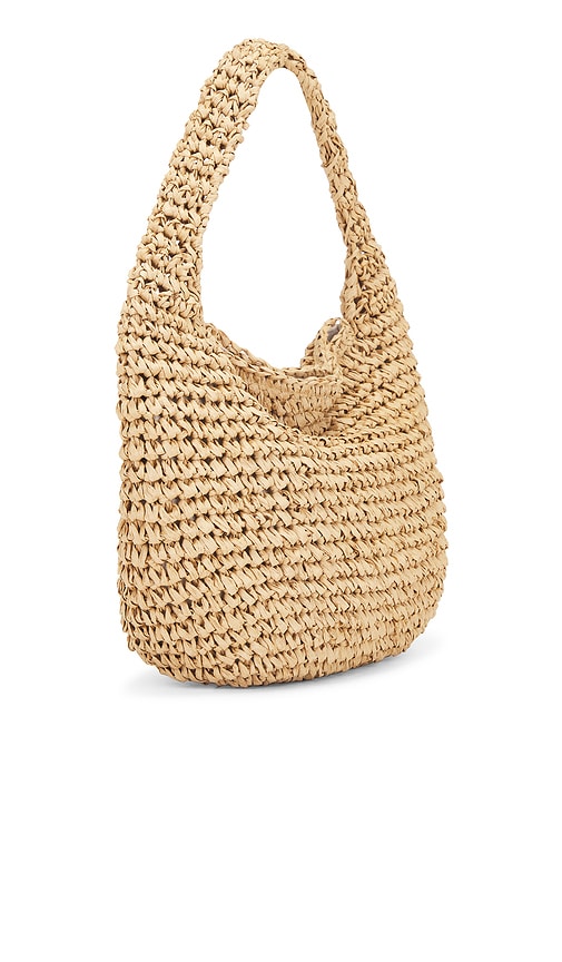  Nikki Beach Hobo Bag Aus Stroh In Toast. 
