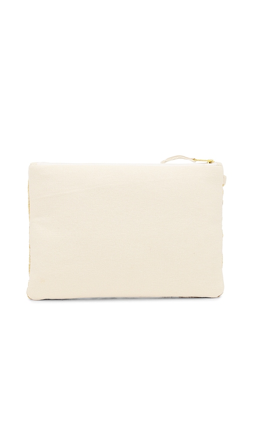 Nikki Beach La Plage Bag In 白&金黄