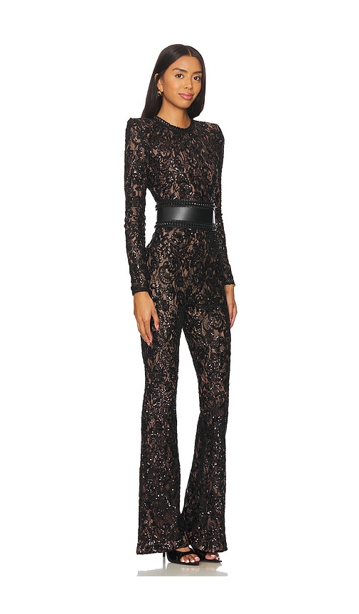  Nadine Merabi Jumpsuit Bella In Black. Größe 4/s. Also In 6/sm, 10/l, 12/xl. 
