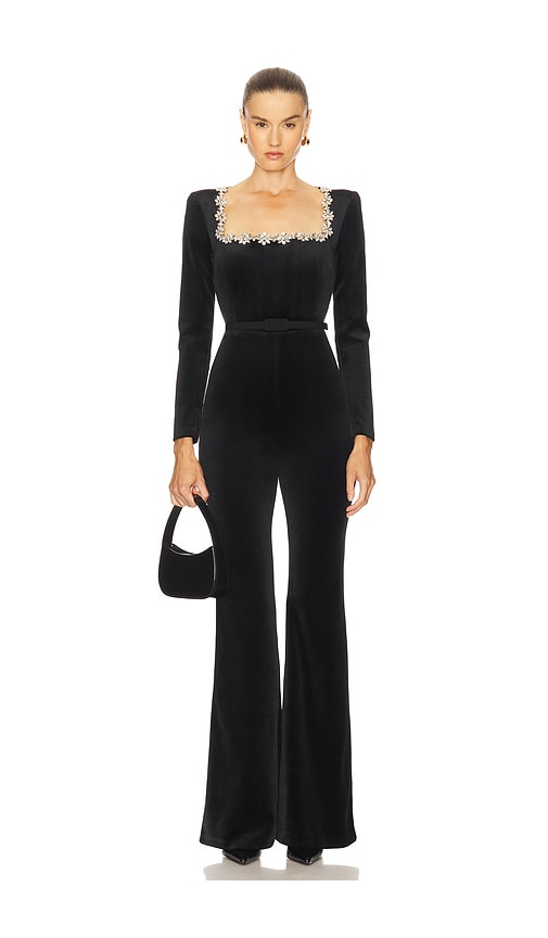 Nadine Merabi Kimberly Jumpsuit In Black
