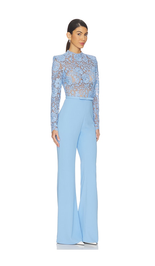  Nadine Merabi Combinaison Bleue Maddie En Baby Blue. Taille 10/l. Also En 12/xl, 2/xs, 4/s, 6/sm, 8/m. 