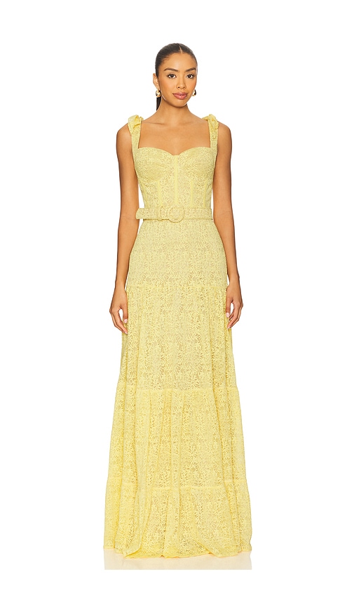 Miranda Dress in Lemon. - size 10/L (also in 2/XS, 4/S, 8/M) - Nadine Merabi - Modalova