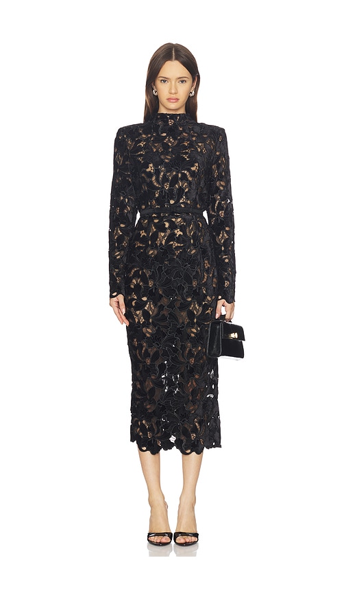 Nadine Merabi Diane Black Dress