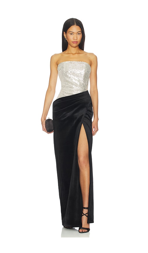 Nadine Merabi Samantha Black Dress