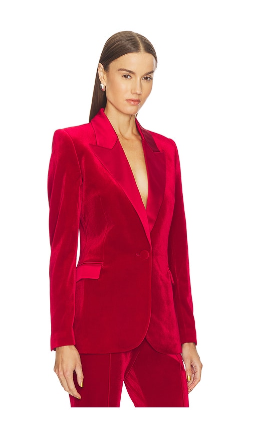 Nadine Merabi Beatrice Blazer In Red