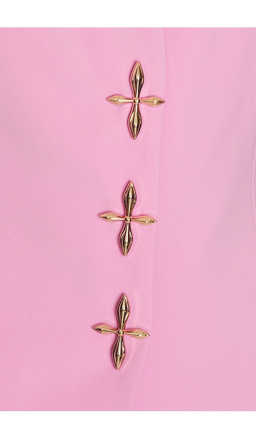 Nadine Merabi Zoe Pink Waistcoat | Thumbnail 5