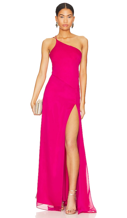 Nafsika Skourti Unikini Dress in Raspberry | REVOLVE