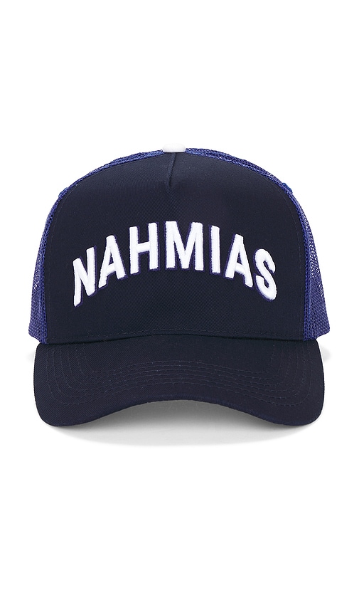 Nahmias CASQUETTE VARSITY in Navy - Nahmias - Modalova