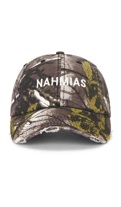 Nahmias Dad Cap in Olive,Brown - Nahmias - Modalova