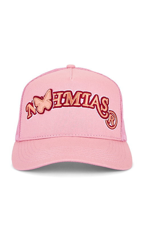 Nahmias Butterfly Arch Trucker Hat In Pink
