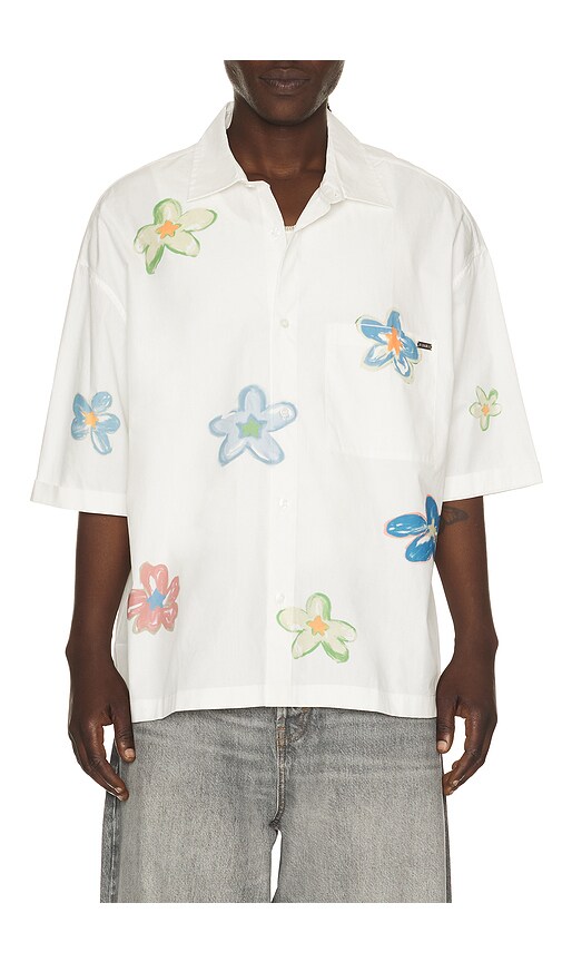 Nahmias Super Bloom Cropped Short Sleeve Shirt