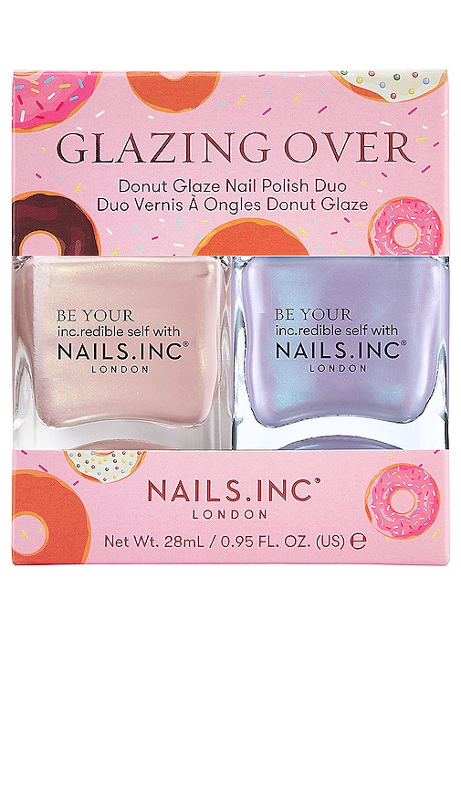 Nails.inc Glazing Over Nail Polish Duo In N,a